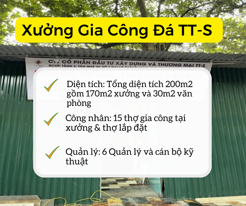 xưởng sản xuất đá tt-s decor 